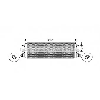 Radiateur d'huile AVA QUALITY COOLING MS3387