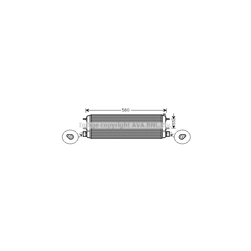 Radiateur d'huile AVA QUALITY COOLING MS3387