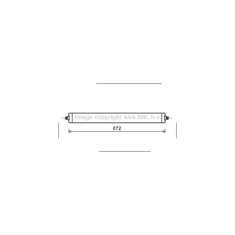 Radiateur d'huile de boîte automatique AVA QUALITY COOLING MS3531