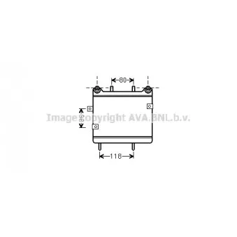 Radiateur d'huile AVA QUALITY COOLING MS3533