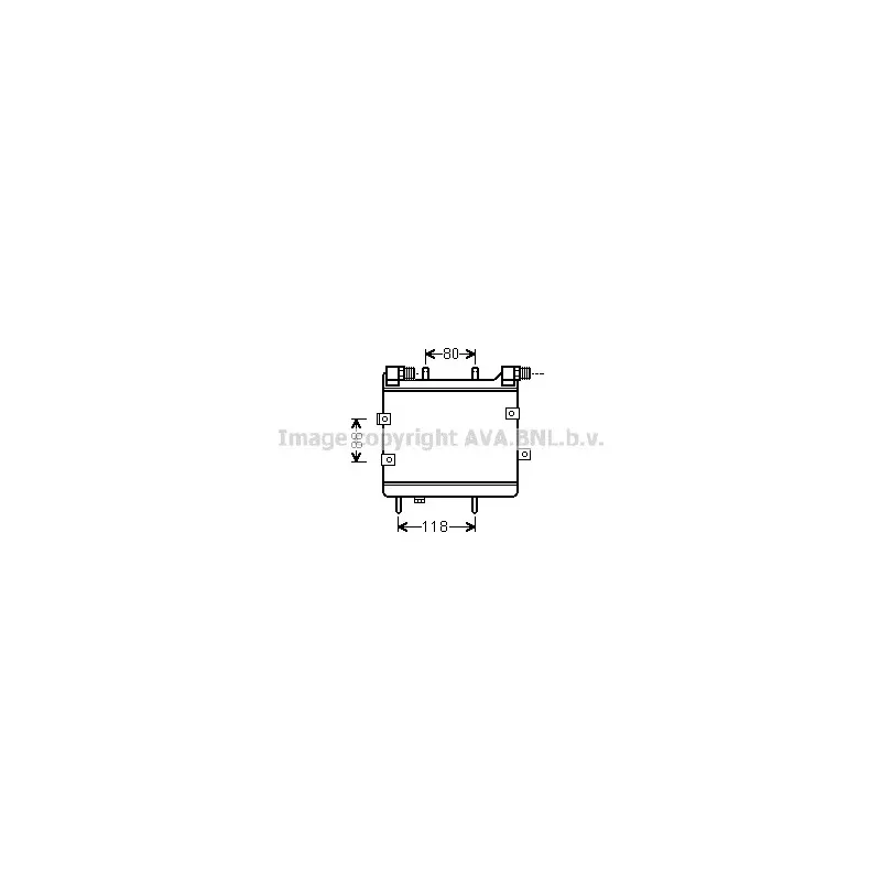 Radiateur d'huile AVA QUALITY COOLING MS3534