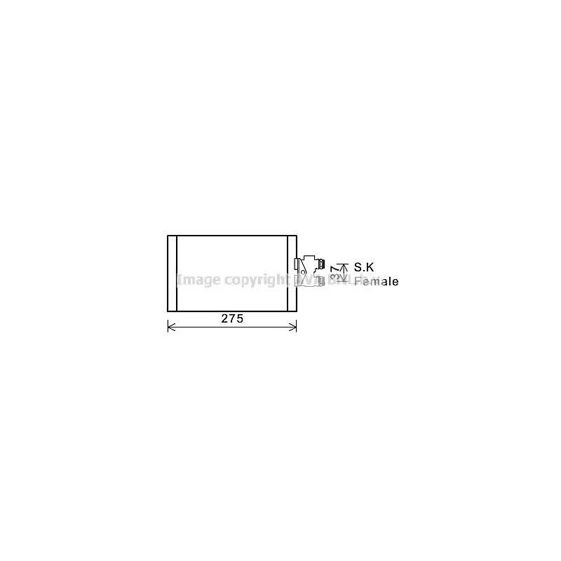 Radiateur d'huile de boîte automatique AVA QUALITY COOLING MS3535