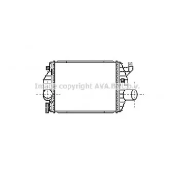 Intercooler, échangeur AVA QUALITY COOLING MS4223