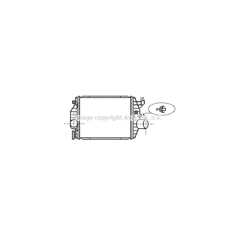 Intercooler, échangeur AVA QUALITY COOLING MS4357