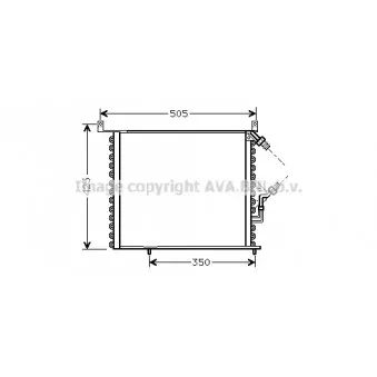 Condenseur, climatisation AVA QUALITY COOLING