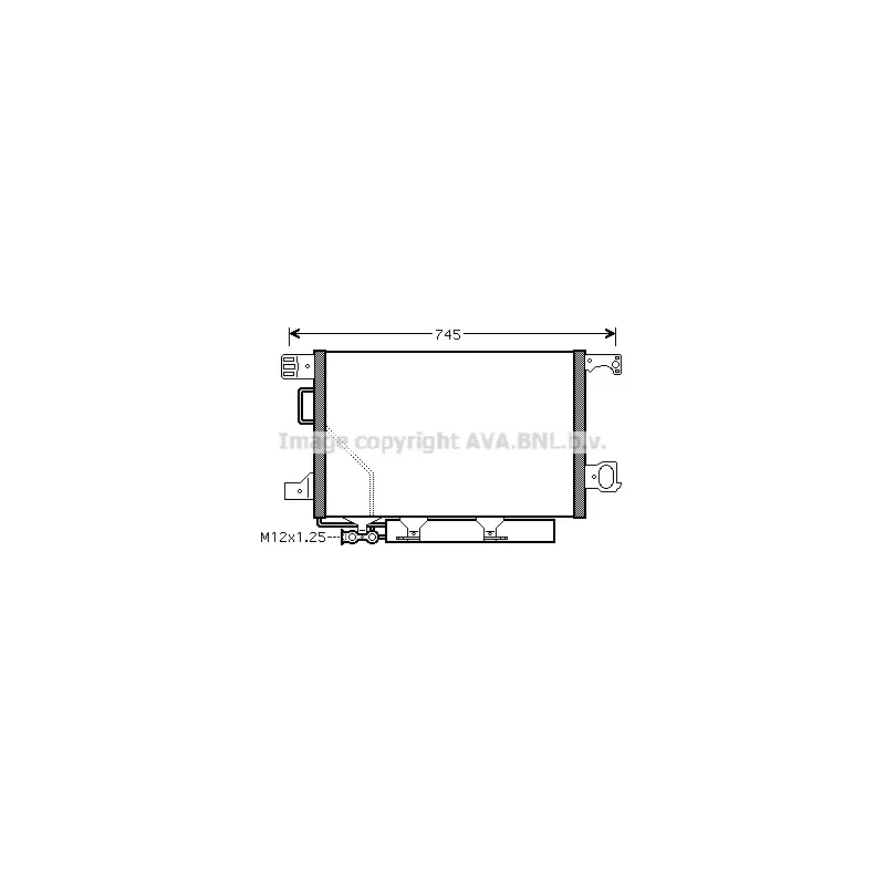 Condenseur, climatisation AVA QUALITY COOLING MS5360D