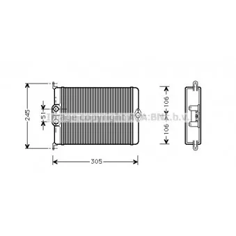 Système de chauffage AVA QUALITY COOLING MS6239