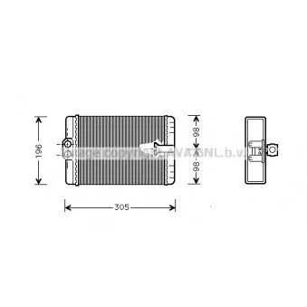 Système de chauffage AVA QUALITY COOLING MS6313