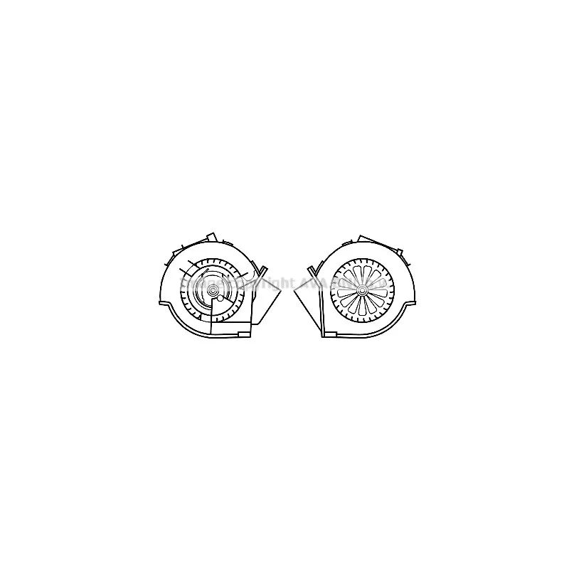 Moteur électrique, pulseur d'air habitacle AVA QUALITY COOLING MS8664