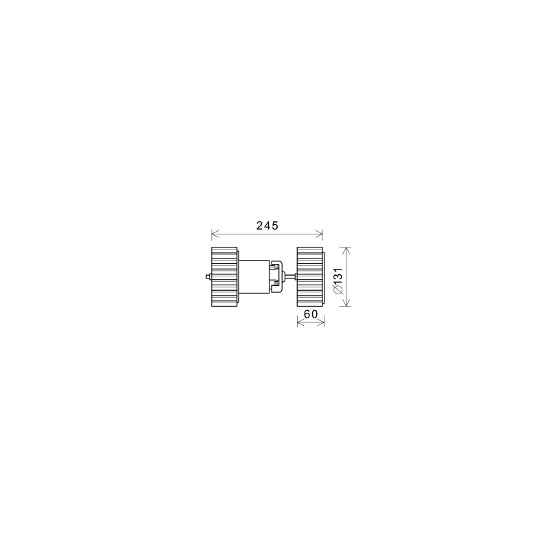 Moteur électrique, pulseur d'air habitacle AVA QUALITY COOLING MS8675