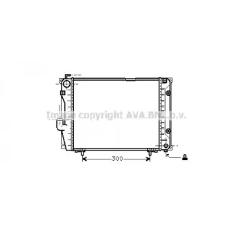 Radiateur, refroidissement du moteur AVA QUALITY COOLING MSA2069