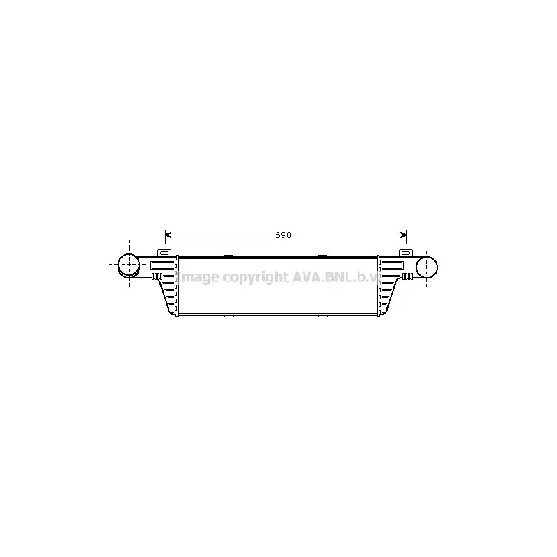 Intercooler, échangeur AVA QUALITY COOLING MSA4224