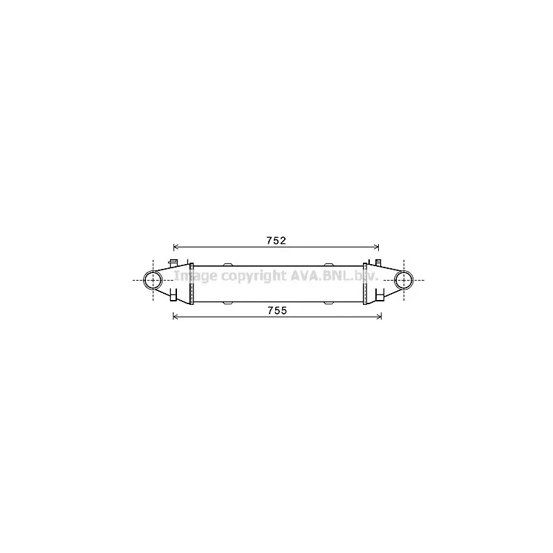 Intercooler, échangeur AVA QUALITY COOLING MSA4525