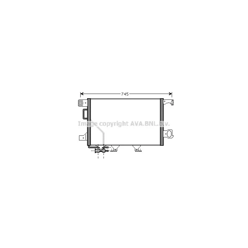 Condenseur, climatisation AVA QUALITY COOLING MSA5360