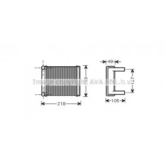Système de chauffage AVA QUALITY COOLING MSA6385