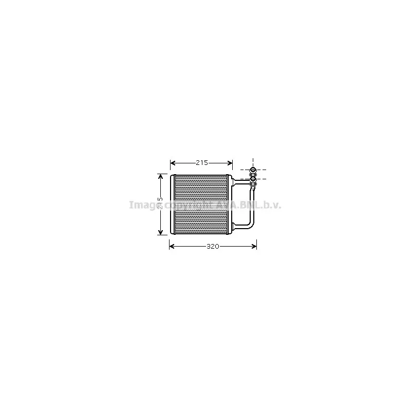 Système de chauffage AVA QUALITY COOLING MSA6451