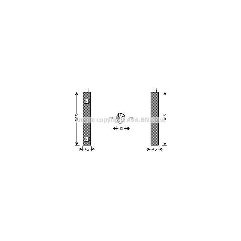 Filtre déshydratant, climatisation AVA QUALITY COOLING MSD395