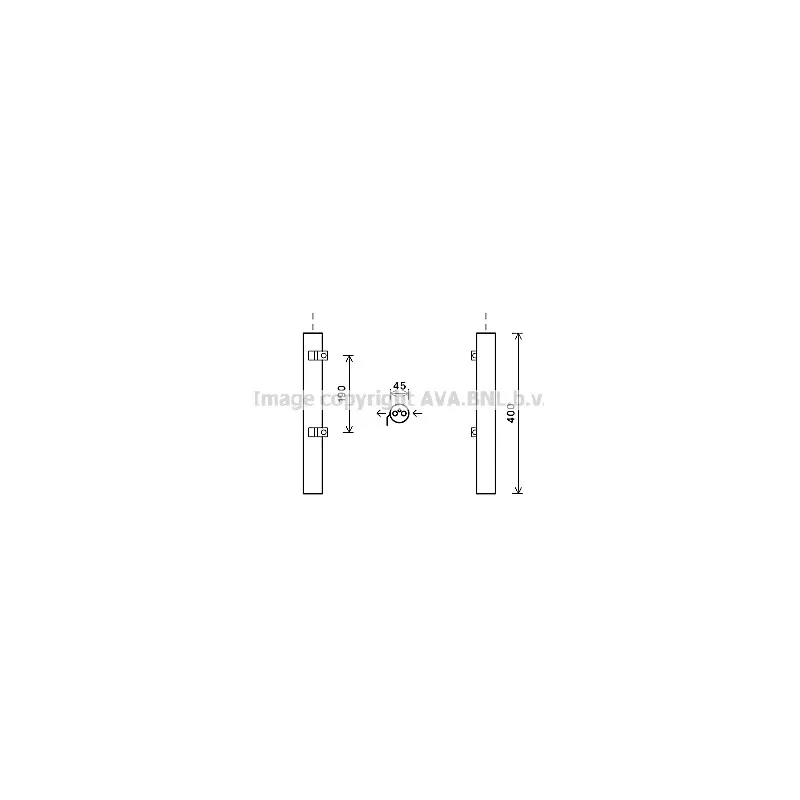 Filtre déshydratant, climatisation AVA QUALITY COOLING MSD600