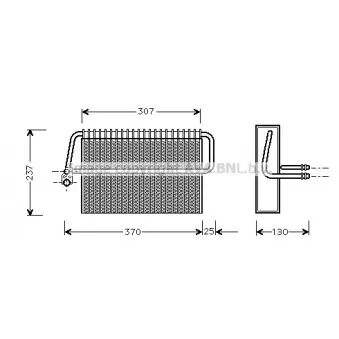 Evaporateur climatisation AVA QUALITY COOLING MSV272