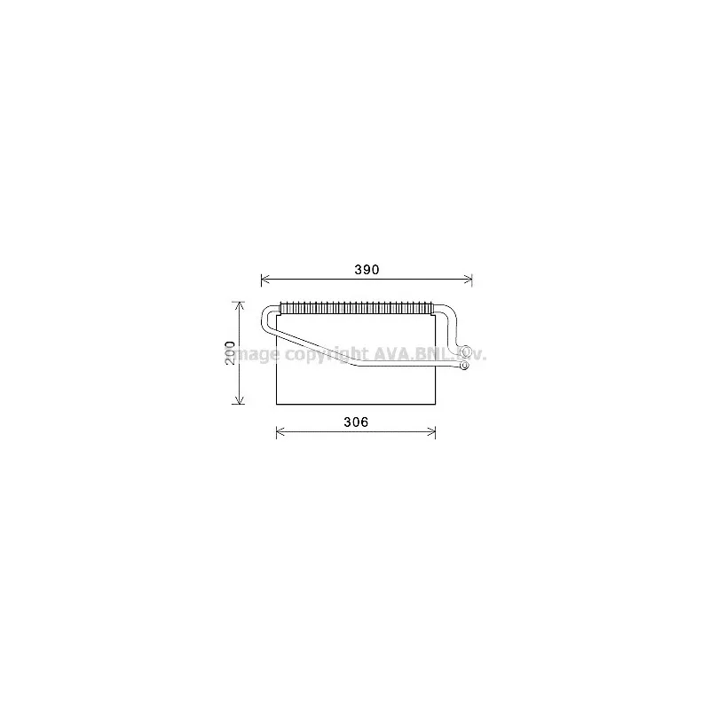 Evaporateur climatisation AVA QUALITY COOLING MSV595