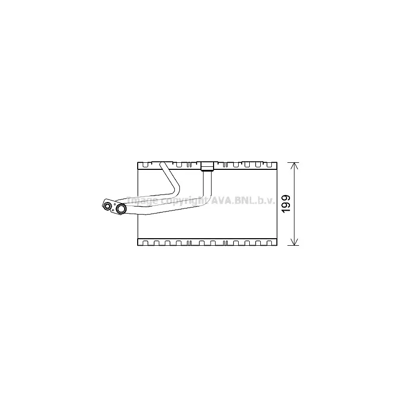 Evaporateur climatisation AVA QUALITY COOLING MSV641