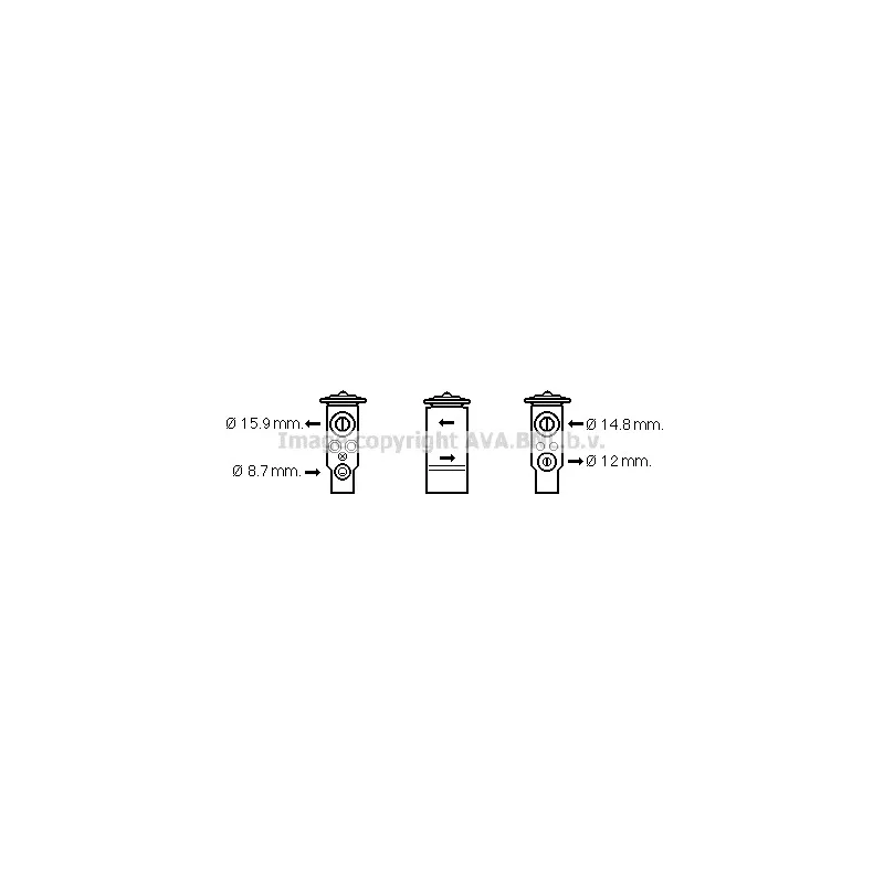 Détendeur, climatisation AVA QUALITY COOLING MT1253