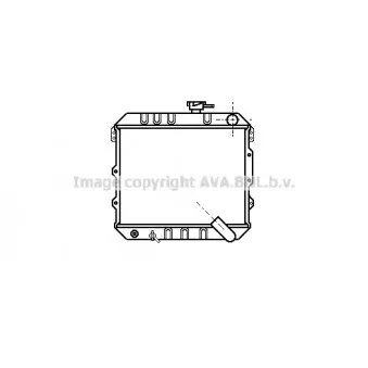 Radiateur, refroidissement du moteur AVA QUALITY COOLING MT2003