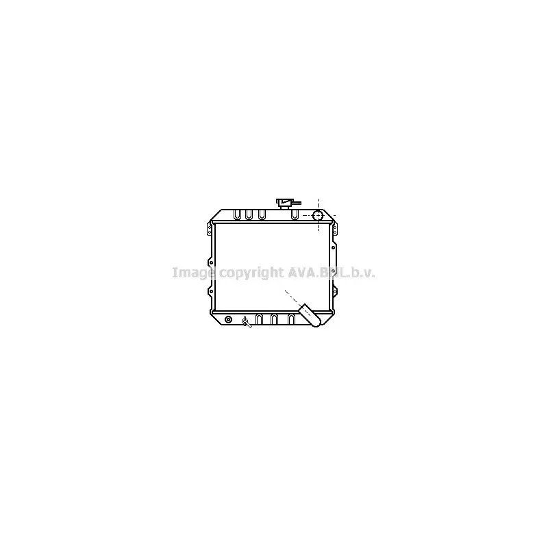 Radiateur, refroidissement du moteur AVA QUALITY COOLING MT2003