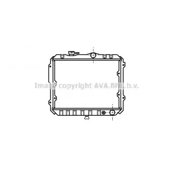 Radiateur, refroidissement du moteur AVA QUALITY COOLING MT2007