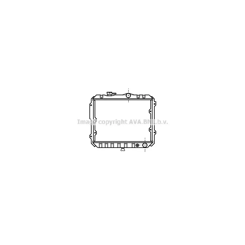 Radiateur, refroidissement du moteur AVA QUALITY COOLING MT2007