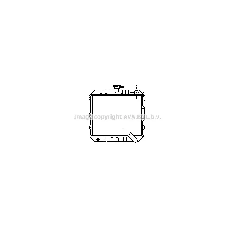 Radiateur, refroidissement du moteur AVA QUALITY COOLING MT2009