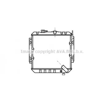Radiateur, refroidissement du moteur AVA QUALITY COOLING MT2011