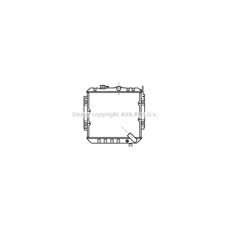 Radiateur, refroidissement du moteur AVA QUALITY COOLING MT2011