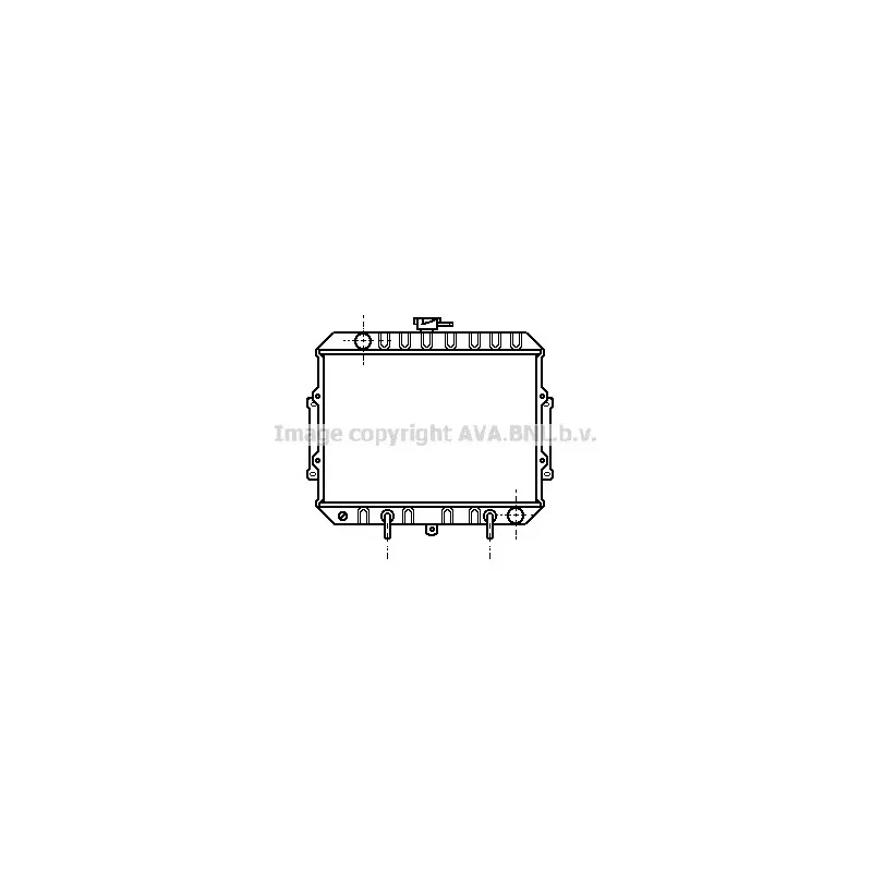 Radiateur, refroidissement du moteur AVA QUALITY COOLING MT2015