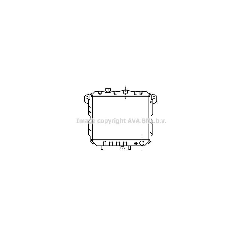 Radiateur, refroidissement du moteur AVA QUALITY COOLING MT2023