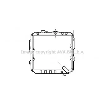 Radiateur, refroidissement du moteur AVA QUALITY COOLING