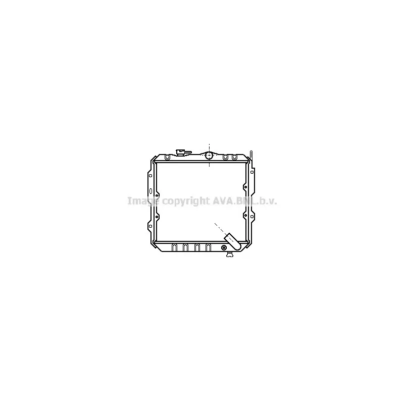 Radiateur, refroidissement du moteur AVA QUALITY COOLING MT2032