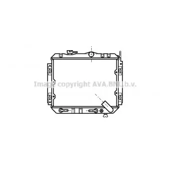 Radiateur, refroidissement du moteur AVA QUALITY COOLING