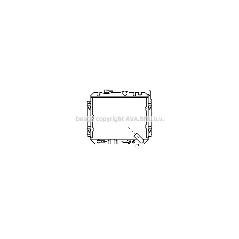 Radiateur, refroidissement du moteur AVA QUALITY COOLING MT2041