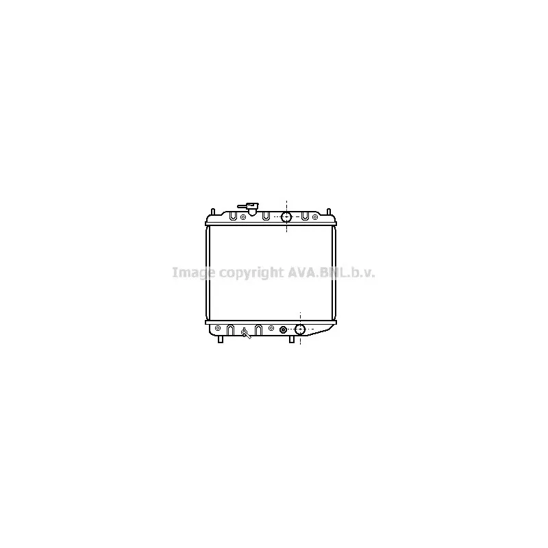 Radiateur, refroidissement du moteur AVA QUALITY COOLING MT2042