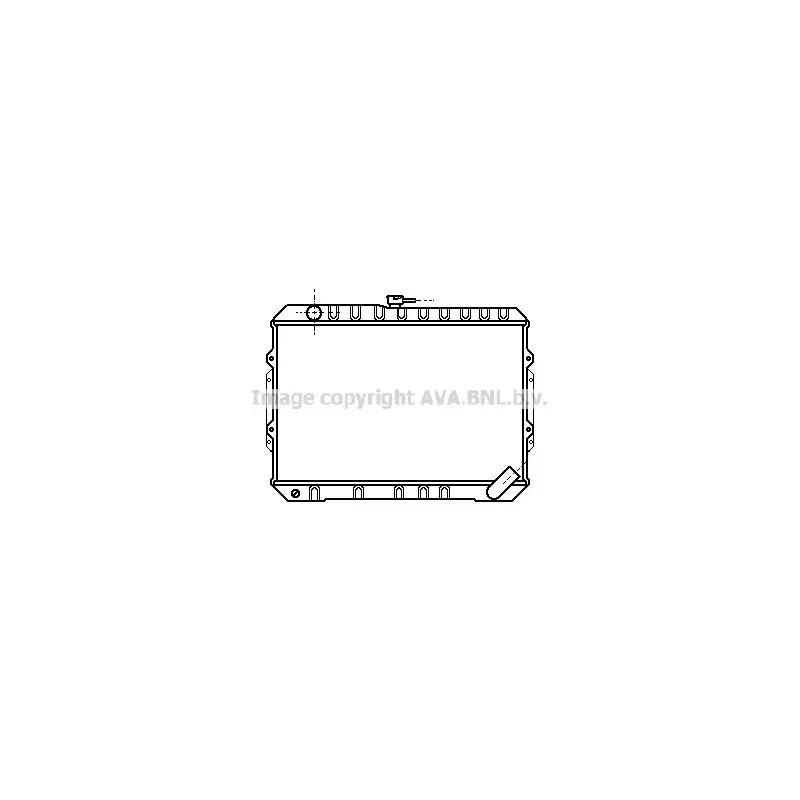 Radiateur, refroidissement du moteur AVA QUALITY COOLING MT2049