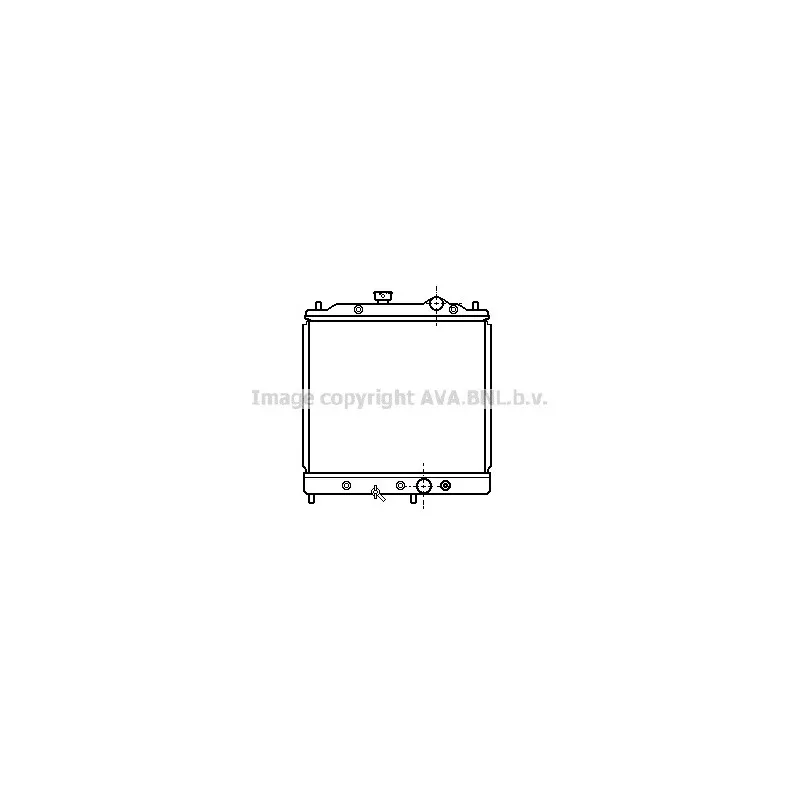 Radiateur, refroidissement du moteur AVA QUALITY COOLING MT2068
