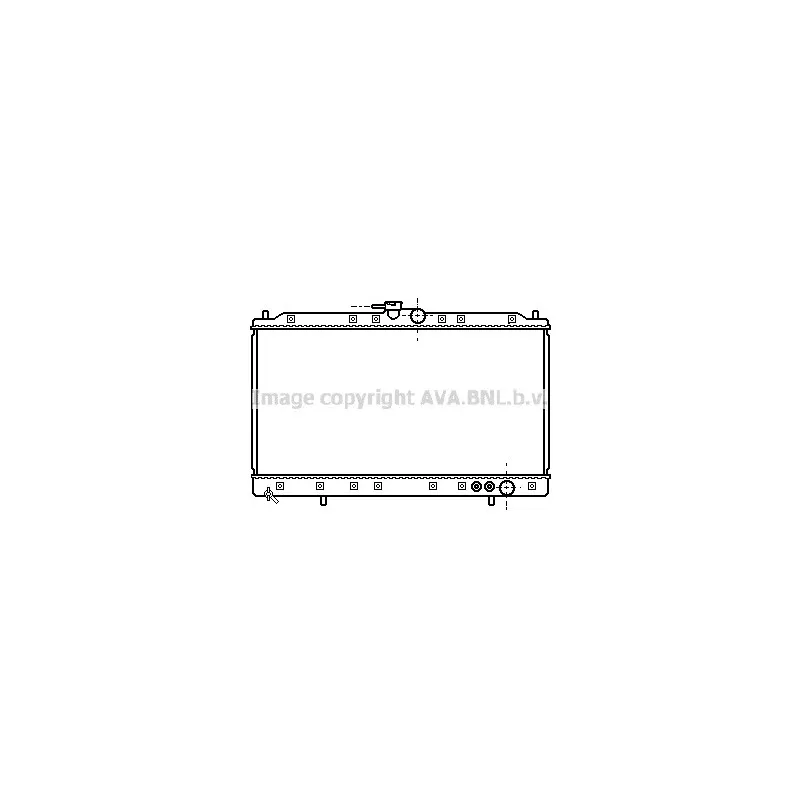 Radiateur, refroidissement du moteur AVA QUALITY COOLING MT2090