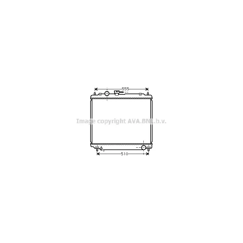 Radiateur, refroidissement du moteur AVA QUALITY COOLING MT2181