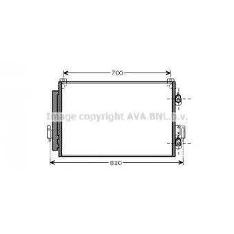 Condenseur, climatisation AVA QUALITY COOLING