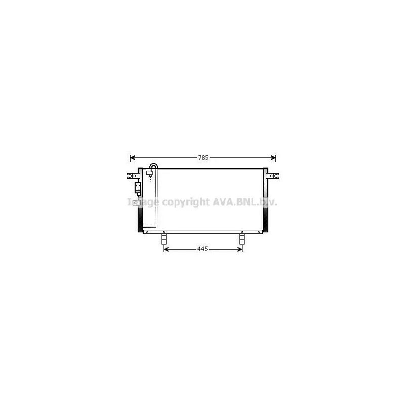Condenseur, climatisation AVA QUALITY COOLING MT5211D