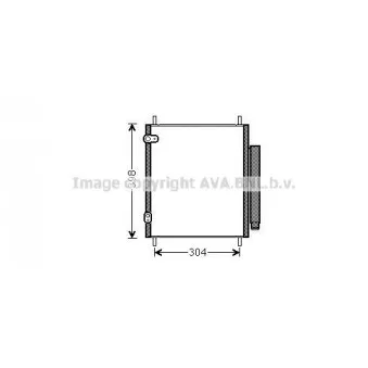 Condenseur, climatisation AVA QUALITY COOLING MT5244D