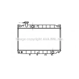 Radiateur, refroidissement du moteur AVA QUALITY COOLING MZ2002