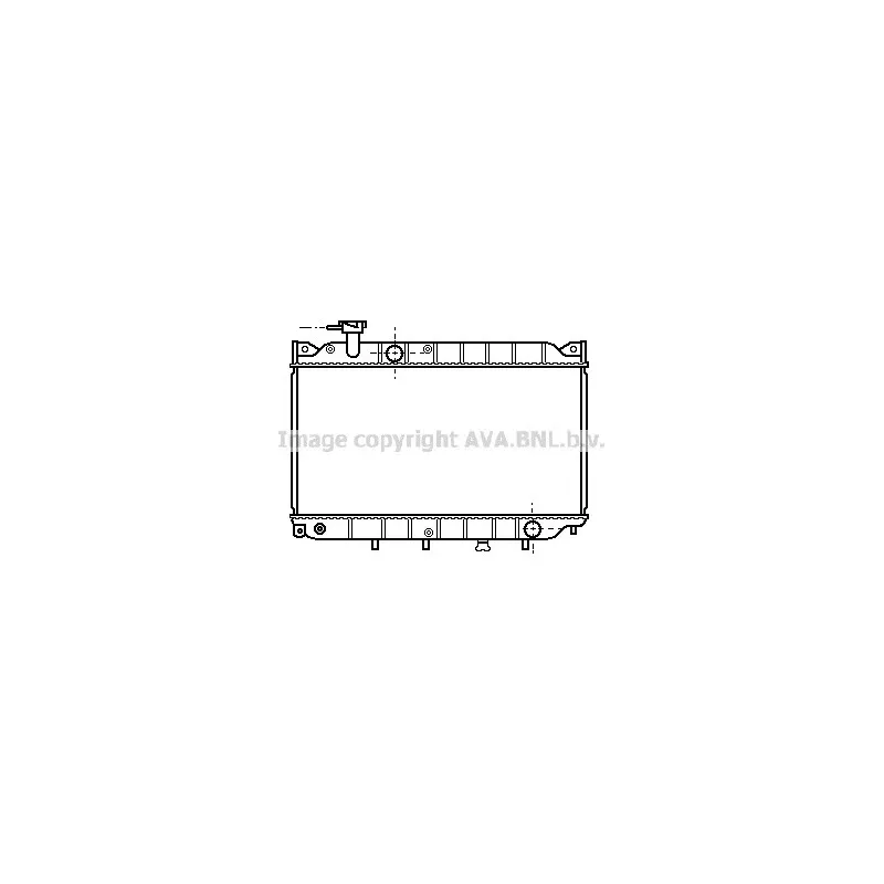Radiateur, refroidissement du moteur AVA QUALITY COOLING MZ2002