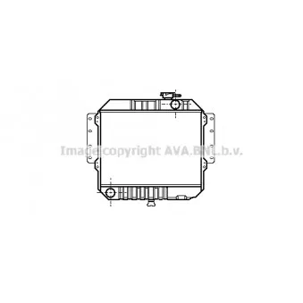 Radiateur, refroidissement du moteur AVA QUALITY COOLING MZ2003